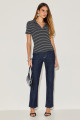 Blusa Polo Jamille Preto