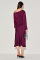 Blusa Cetim Suelia Vinho