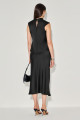 Blusa Cetim Suelia Preto