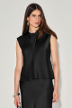 Blusa Cetim Suelia Preto