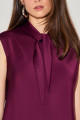 Blusa Cetim Suelia Vinho