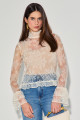 Blusa Renda Amelie Pérola