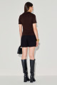 Blusa Polo Luize Café