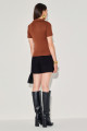 Blusa Polo Luize Canela