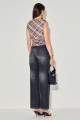 Blusa Tule Leila Marrom