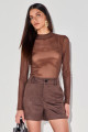 Shorts Suede Belinda Chocolate