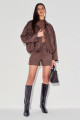 Shorts Suede Belinda Chocolate