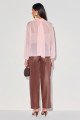 Blusa Crepe Cora Rosa