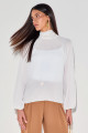 Blusa Crepe Cora Off White
