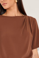 Blusa Alfaiataria Pam Chocolate