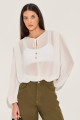 Blusa Crepe Naomi Off White