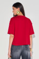 Camiseta Algodão Meliza Vermelho