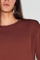 Camiseta Algodão Meliza Marrom