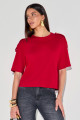 Camiseta Algodão Meliza Vermelho