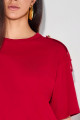 Camiseta Algodão Meliza Vermelho
