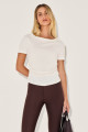 Camiseta Algodão Silvana Branco