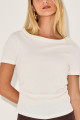 Camiseta Algodão Silvana Branco
