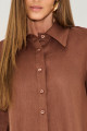 Camisa Linho Jessika Mocha