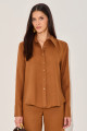 Camisa Linho Jessika Café