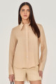 Camisa Linho Jessika Bege