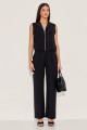 Colete Linen Eloiza Preto