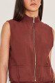 Colete Linen Eloiza Chocolate