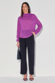 Blusa Crepe Matilde Roxo
