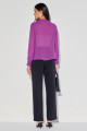 Blusa Crepe Matilde Roxo