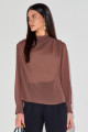 Blusa Crepe Matilde Chocolate