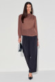 Blusa Crepe Matilde Chocolate