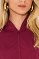 Jaqueta Malha Thaisa Bordô