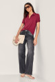 Blusa Polo Josie Bordô