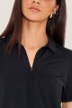 Blusa Polo Josie Preto