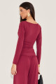 Blusa Poliamida Jenna Bordô