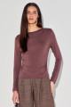 Blusa Malha Carlota Marrom