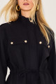 Parka Alfaiataria Naira Preto
