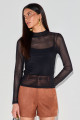 Blusa Tule Joeli Preto