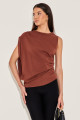 Blusa Algodão Cassie Marrom