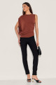 Blusa Algodão Cassie Marrom