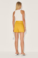 Shorts Linho Brasil Mostarda