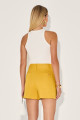 Shorts Linho Brasil Mostarda
