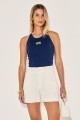 Shorts Linho Brasil Branco