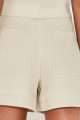 Shorts Linho Patricia Areia
