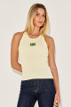 Blusa Canelada Keylla Manteiga
