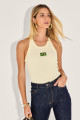 Blusa Canelada Keylla Manteiga