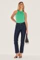 Blusa Canelada Elen Verde