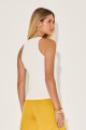 Blusa Canelada Elen Off White