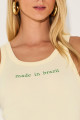 Blusa Ribana Made In Brazil Manteiga