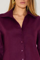 Camisa Linho Aline Açai 