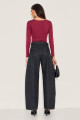 Calça Denim Barrel Desirré Black